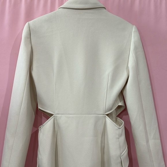 Jonathan Simkhai Jada Cut-Out Mini Blazer Dress- Sz 4 - Picture 5 of 15